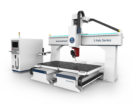 双台面小型五轴加工中心