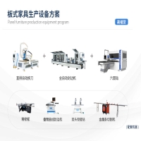 高端型-板式家具生产设备方案